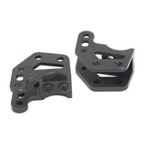 Maxbell 2 Pieces RC Car Metal Double Shock Absorber Pull Rod Seat for Axial RC Cars