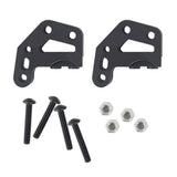 Maxbell 2 Pieces RC Car Metal Double Shock Absorber Pull Rod Seat for Axial RC Cars