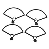 Maxbell 4pcs Propeller Protector Ring For DJI Mavic Drone Anti-collision Parts black