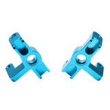 Maxbell 2pcs Metal Front Steering Cups Set for Wltoys 144001 RC Car Spare Parts Blue