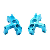 Maxbell 2pcs Metal Front Steering Cups Set for Wltoys 144001 RC Car Spare Parts Blue