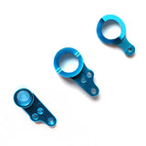 Maxbell RC Car Metal Steering Clutch & Rocker Arm Set for Wltoys 144001 RC Car Blue