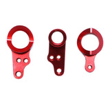 Maxbell RC Car Metal Steering Clutch & Rocker Arm Set for Wltoys 144001 RC Car Red