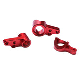 Maxbell RC Car Metal Steering Clutch & Rocker Arm Set for Wltoys 144001 RC Car Red