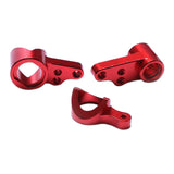 Maxbell RC Car Metal Steering Clutch & Rocker Arm Set for Wltoys 144001 RC Car Red