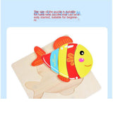 Maxbell 7pcs Kids Wooden Jigsaw Puzzle Shape Puzzles for Boys and Girls Traffic
