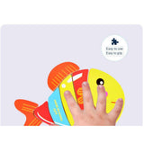 Maxbell 7pcs Kids Wooden Jigsaw Puzzle Shape Puzzles for Boys and Girls Traffic