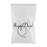 Maxbell 10Pcs LED Light Cool Red Flashing Leds Wire Cable for Sand Table Diorama