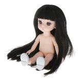 Maxbell 16cm BJD Doll Body DIY Parts White Skin 13 Joints Flexible Doll Toy Style 1