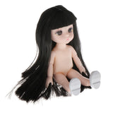 Maxbell 16cm BJD Doll Body DIY Parts White Skin 13 Joints Flexible Doll Toy Style 1