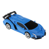 Maxbell Kids Toys Transformer RC Robot Toy Model Car Remote Control Car Gift Blue