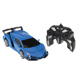 Maxbell Kids Toys Transformer RC Robot Toy Model Car Remote Control Car Gift Blue