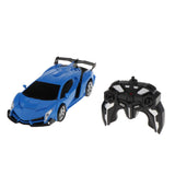 Maxbell Kids Toys Transformer RC Robot Toy Model Car Remote Control Car Gift Blue