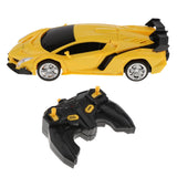 Maxbell Kids Toys Transformer RC Robot Toy Model Car Remote Control Car Gift Yellow