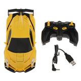 Maxbell Kids Toys Transformer RC Robot Toy Model Car Remote Control Car Gift Yellow