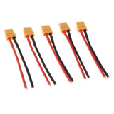 Maxbell XT60 Male Female Plug for RC Lipobattery 5pcs Female Connector with Wire