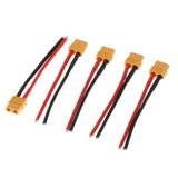 Maxbell XT60 Male Female Plug for RC Lipobattery 5pcs Female Connector with Wire