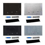 Maxbell Puzzle Roll Up Mat Felt Jigsaw Puzzle Storage Pad Blanket Black