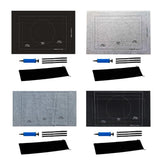 Maxbell Puzzle Roll Up Mat Felt Jigsaw Puzzle Storage Pad Blanket Black