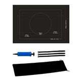 Maxbell Puzzle Roll Up Mat Felt Jigsaw Puzzle Storage Pad Blanket Black