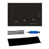 Maxbell Puzzle Roll Up Mat Felt Jigsaw Puzzle Storage Pad Blanket Black