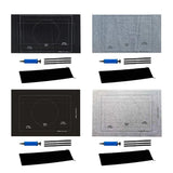 Maxbell Puzzle Roll Up Mat Felt Jigsaw Puzzle Storage Pad Blanket Black