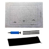 Maxbell Puzzle Roll Up Mat Felt Jigsaw Puzzle Storage Pad Blanket Gray