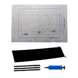 Maxbell Puzzle Roll Up Mat Felt Jigsaw Puzzle Storage Pad Blanket Gray