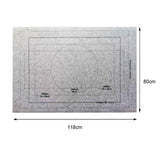 Maxbell Puzzle Roll Up Mat Felt Jigsaw Puzzle Storage Pad Blanket Gray