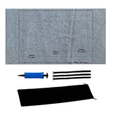 Maxbell Puzzle Roll Up Mat Felt Jigsaw Puzzle Storage Pad Blanket Gray 1500Pieces