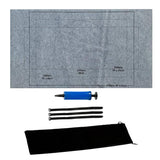 Maxbell Puzzle Roll Up Mat Felt Jigsaw Puzzle Storage Pad Blanket Gray 1500Pieces