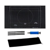 Maxbell Puzzle Roll Up Mat Felt Jigsaw Puzzle Storage Pad Blanket Black 1500Pieces