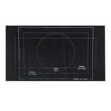 Maxbell Puzzle Roll Up Mat Felt Jigsaw Puzzle Storage Pad Blanket Black 1500Pieces