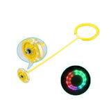 Maxbell Skip Ball Outdoor Exercise Fitness Toys Ankle Ring Swing Ball for Kid Yellow