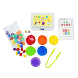 Maxbell Preschool Kids Math Counting Bear Playset Montessori Early Educational Toys