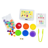 Maxbell Preschool Kids Math Counting Bear Playset Montessori Early Educational Toys