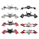 Maxbell CNC Scale Front&Rear High Lift Portal Axle for Axial SCX10 II 90046 Silver