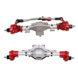 Maxbell CNC Scale Front&Rear High Lift Portal Axle for Axial SCX10 II 90046 Gray
