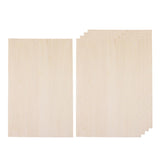 Maxbell 10 Pieces DIY Model Balsa Wood Sheet Wooden Plate Crafts Model 50x100x1.5mm