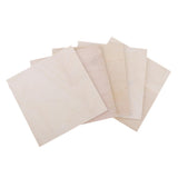 Maxbell 10 Pieces DIY Model Balsa Wood Sheet Wooden Plate Crafts Model 100x100x1.5mm