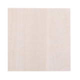 Maxbell 10 Pieces DIY Model Balsa Wood Sheet Wooden Plate Crafts Model 100x100x1.5mm