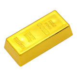 Maxbell 1x Fake Gold Bullion Bar Paperweight Door Stop for Childen Kids Toy Gift