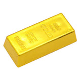 Maxbell 1x Fake Gold Bullion Bar Paperweight Door Stop for Childen Kids Toy Gift