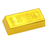 Maxbell 1x Fake Gold Bullion Bar Paperweight Door Stop for Childen Kids Toy Gift