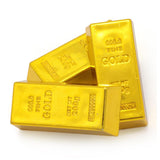 Maxbell 1x Fake Gold Bullion Bar Paperweight Door Stop for Childen Kids Toy Gift