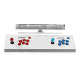 Maxbell 2-Player LED Arcade DIY Kit for USB PC Game DIY & Raspberry Pi  Red Blue