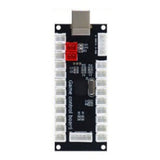Maxbell 2-Player LED Arcade DIY Kit for USB PC Game DIY & Raspberry Pi  Red Blue