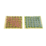 Maxbell Flower Cluster Toy Simulation Grass Train Sand Table Layout Making Style3