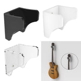 Maxbell Wall Mounted Guitar Hanger Stand for Hanging Guitar Save Space Clear
