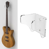 Maxbell Wall Mounted Guitar Hanger Stand for Hanging Guitar Save Space Clear